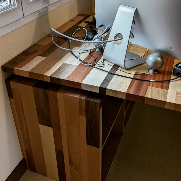 bureau en bois recyclé
