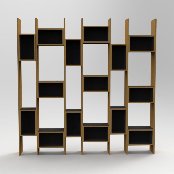 Bibliothèque inspiration Charlotte Perriand